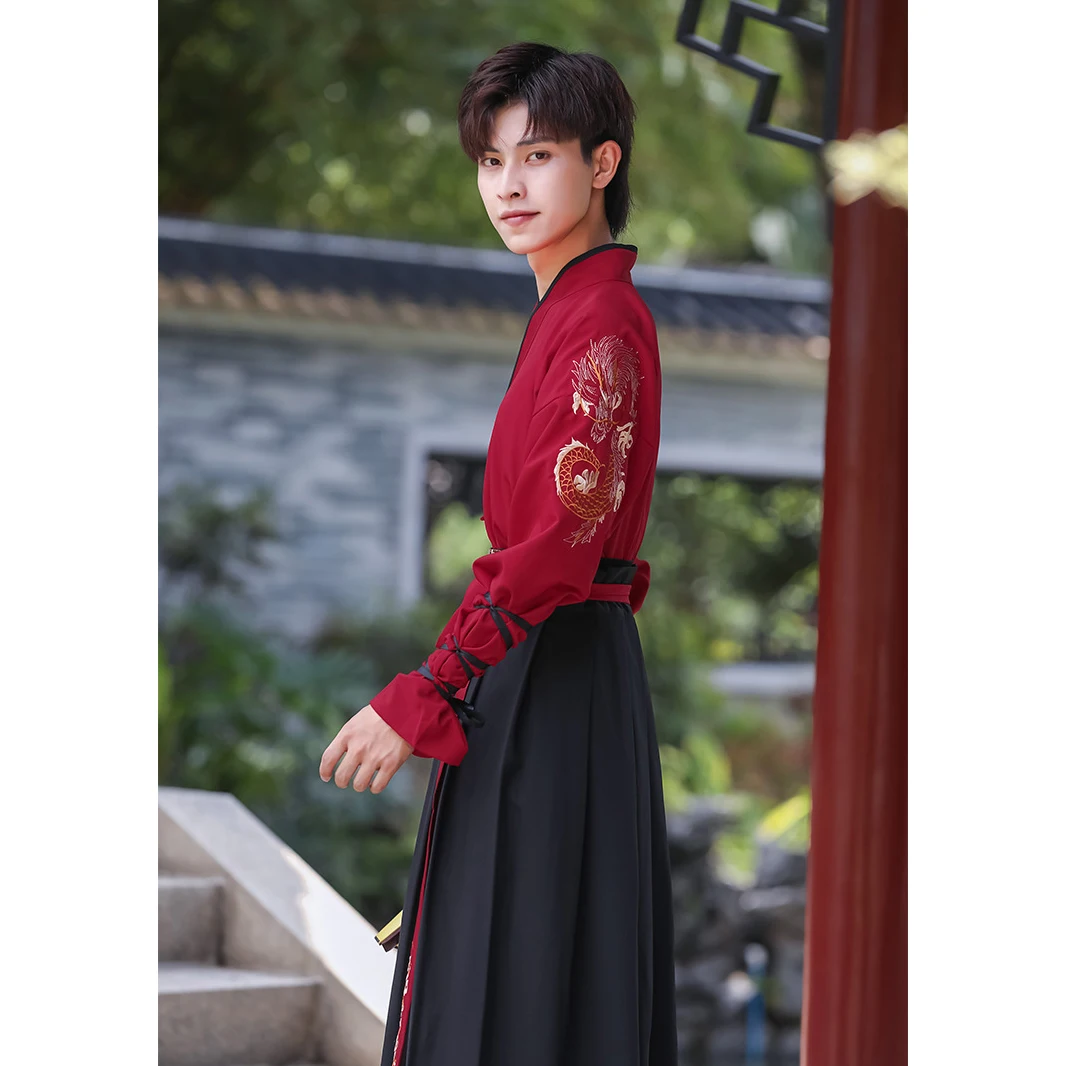 Женский кардиган-кимоно с вышивкой дракона | Тематическая одежда и униформа