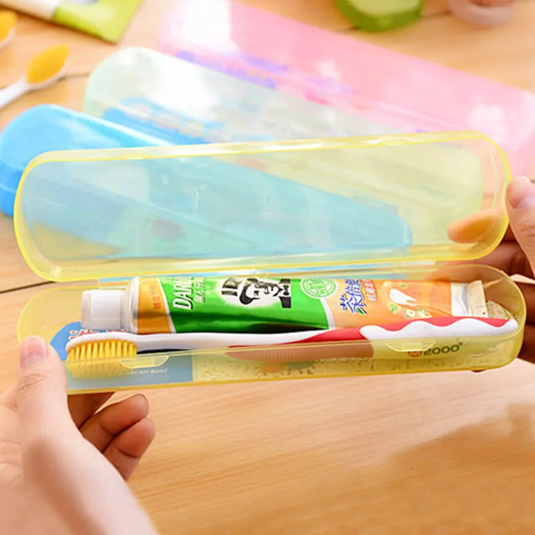 Портативная походная коробка для хранения зубных щеток подставка зубной пасты