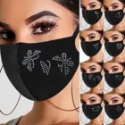 1 шт. Женская модная маска с принтом горячих бриллиантов маска для лица от вируса mascarillas rojas