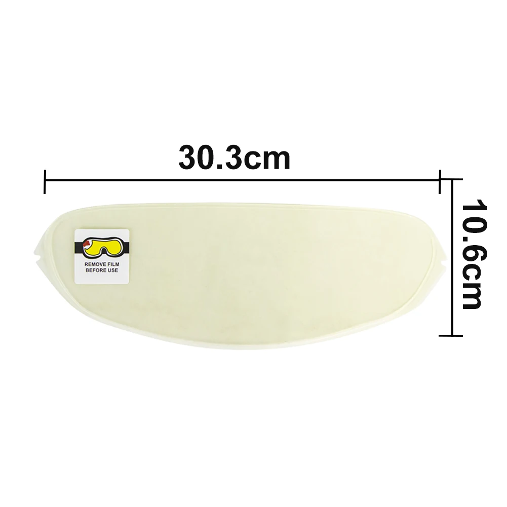 Мотоциклетный шлем козырек объектив Анти туман Высокая прозрачная пленка