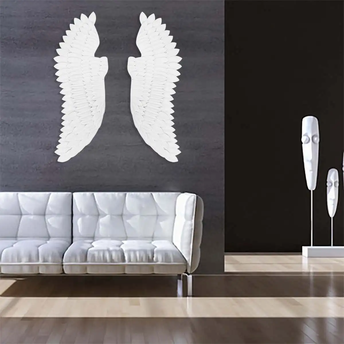 

Wall Decoration Angel Wings Retro Metal wings Bar Coffee Shop Wall Decoration Home Bedroom Living room decor Christmas Industry