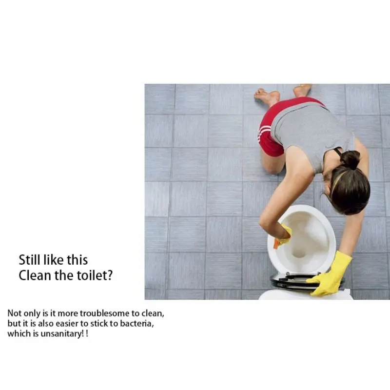 Пластиковая щетка для унитаза и держатель ванной комнаты щетки чистки с прочной