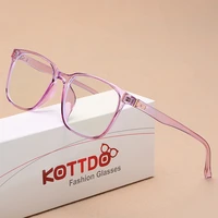 brands design new anti blue light clear eyeglasses women vintage optical myopia plastic tr90 glasses frame computer prescription