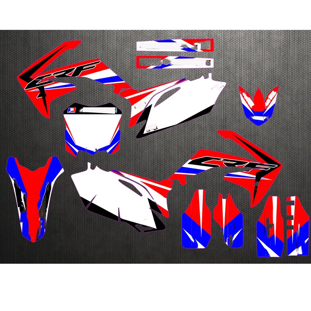 Наклейки для Honda CRF250 CRF 250 2010 2011 2012 CRF450 2013 450 2009 полностью наклейки сделай сам с