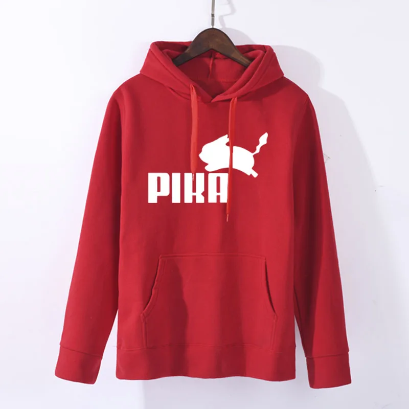 Женская толстовка с рисунком Пикачу модная водолазка принтом в стиле Харадзюку