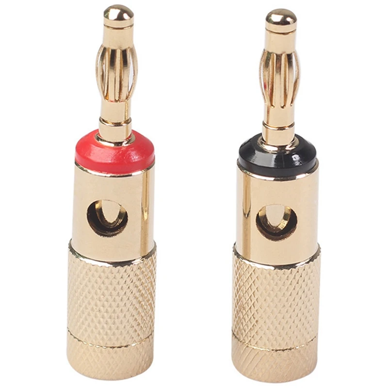 Полностью медный зажим типа банан с банановым штекером разъем 4 мм для
