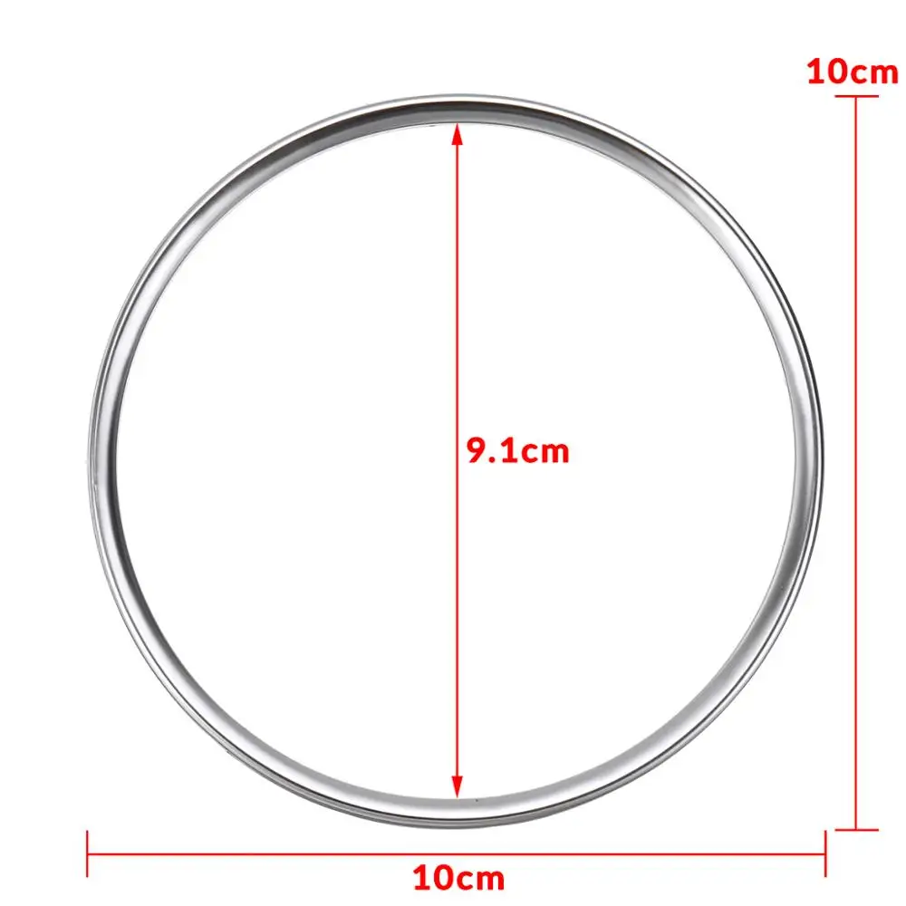 High quality ABS Chrome Steering Wheel Decoration Sticker Trim Sequins Cover Cap Ring For Audi A3 A4 B8 Q3 Q5 2012-17 | Автомобили и