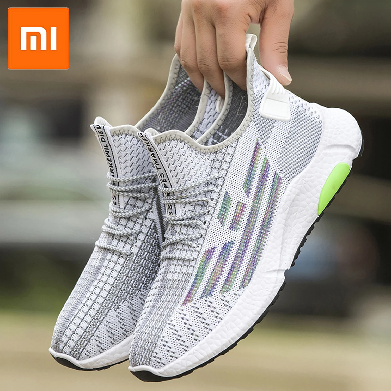 

Xiaomi Mi Men Flying Weave Tennis Shoes Sneakers Breathable Light Running Shoes Fashion Casual Shoes Comfortable Walking Shoes