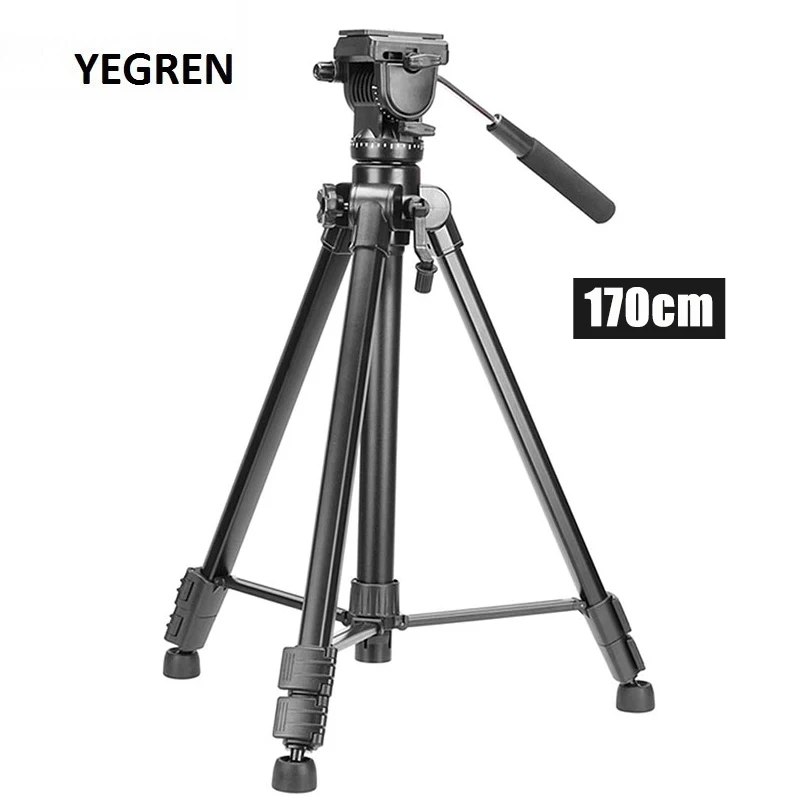 

170cm Aluminum Alloy Tripod Digital Camera Base 1/4 in Mounting Thread Tripod Bracket for Monocular Binoculars Telescope