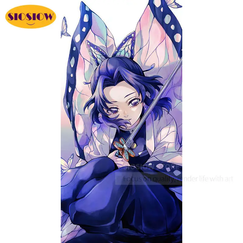 Алмазная 5d картина сделай сам полностью круглая из страз рассекающий демонов