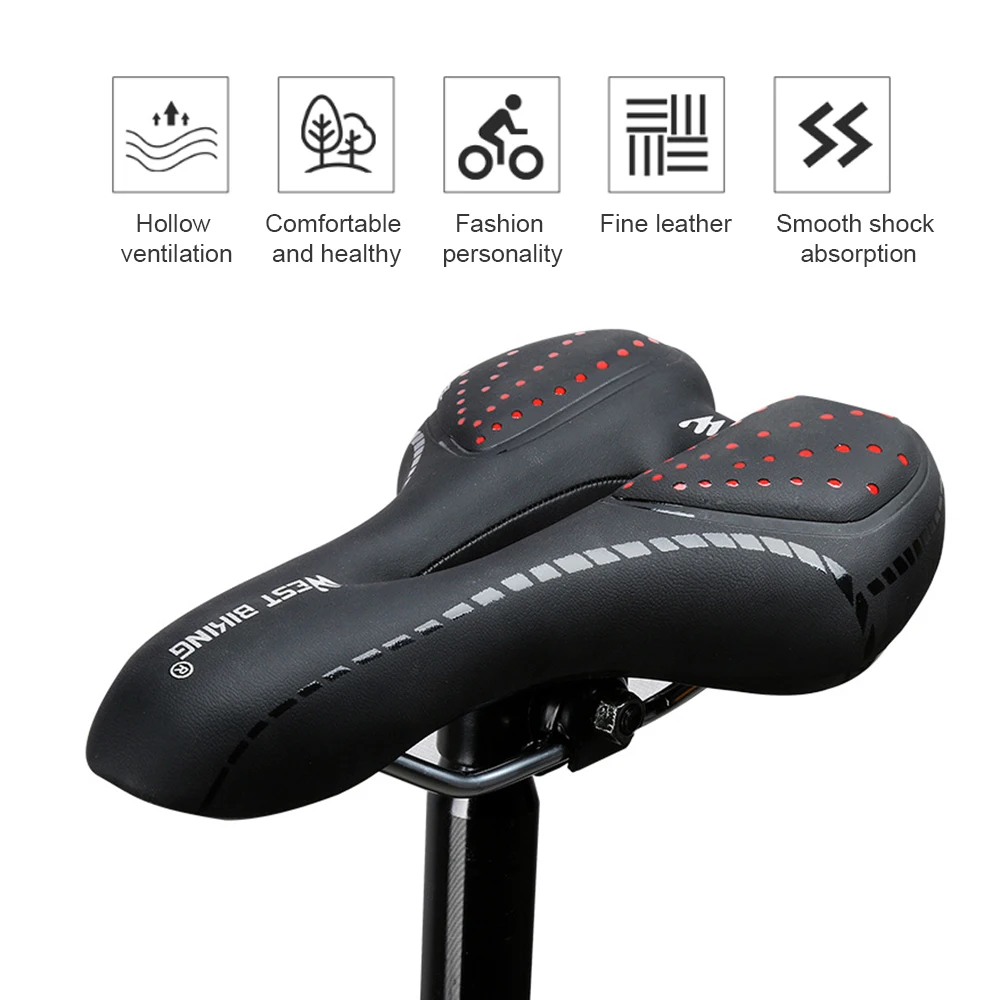 MTB горный велосипед Велоспорт седло велосипеда утолщенной дополнительный