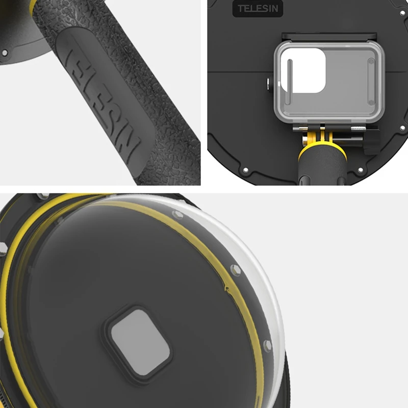 

Suitable for Gopro Accessories Hero 9 Fisheye Mask Water Mask Domeport Hemisphere Water Surface Waterproof Water Divider