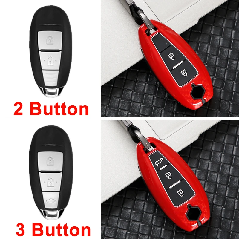Цинковый сплав + силиконовый автомобильный чехол для дистанционного ключа от