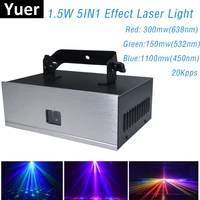 dmx3dbeamspotcartoon multi color 1 5w rgb laser light dj light stage light laser projector showlight for par party light ktv