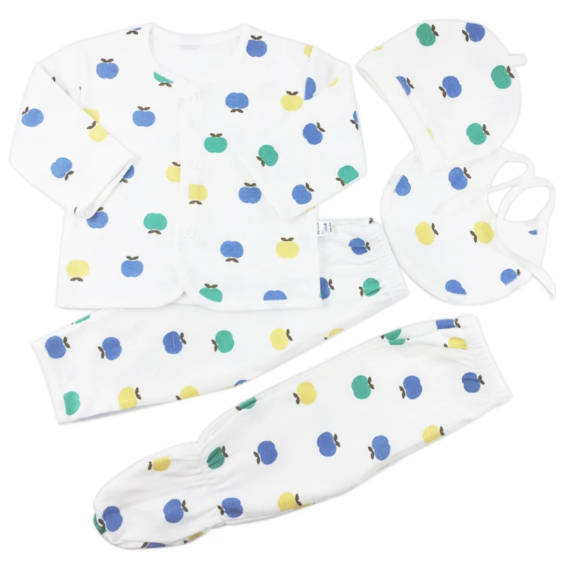 Bekamille/летние комплекты для новорожденных 5 шт./компл. хлопковый комплект малышей