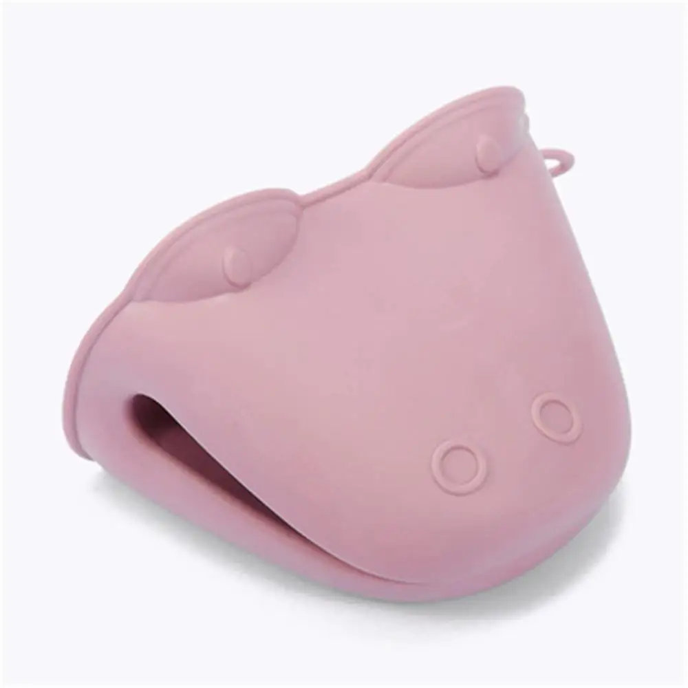 Thick food grade silicone gloves microwave oven insulation non-slip cartoon high temperature FD | Дом и сад