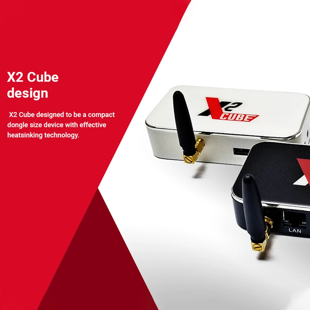 X2 cube Smart Android 9 0 ТВ приставка сетевая 16GB 1000 G5G WiFi M Bluetooth 4K HD медиаплеер| |
