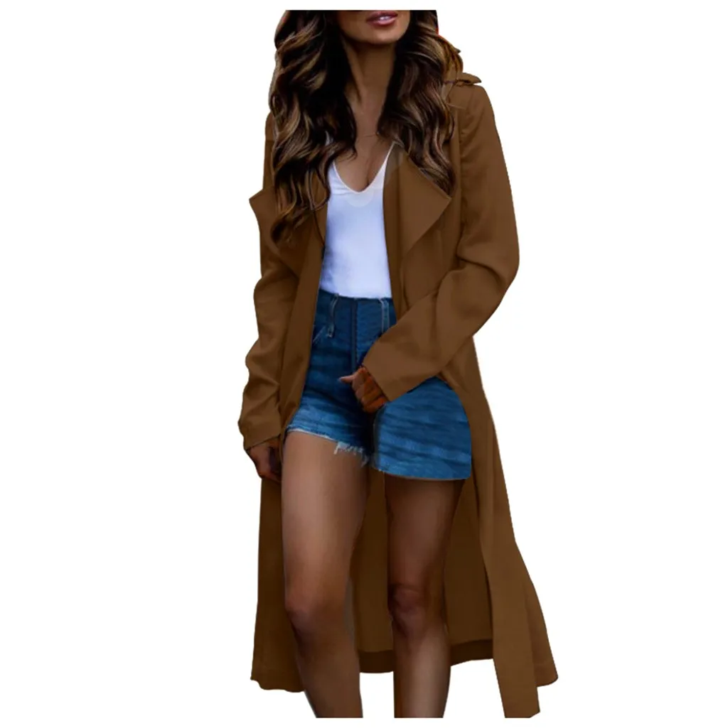 Женское Свободное пальто с длинным рукавом abrigos mujer invierno повседневное отложным