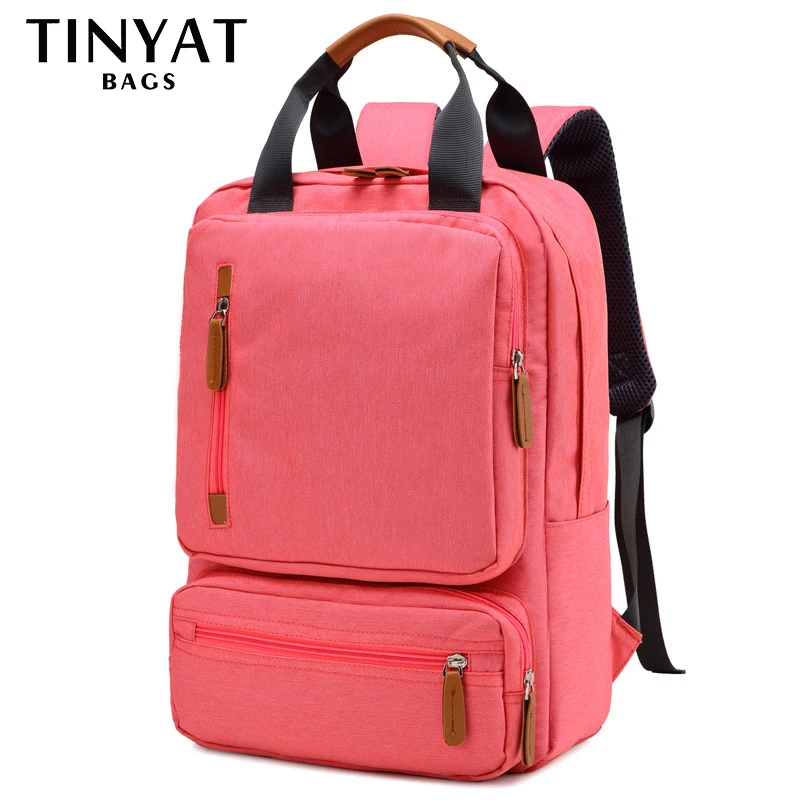 

TINYAT fashion black backpack children school bags for girls waterproof oxford large school backpack for teenagers school