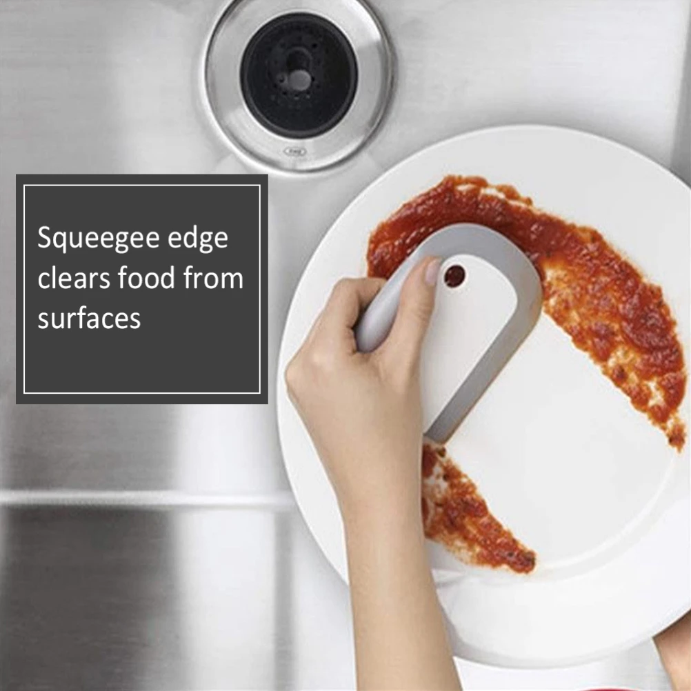 

Silicone Dish Scraper Sink Scraper Good Grip Kitchen Scraper For Clears Leftover Food Easy To Clean Cozinha Kitchen Accessories