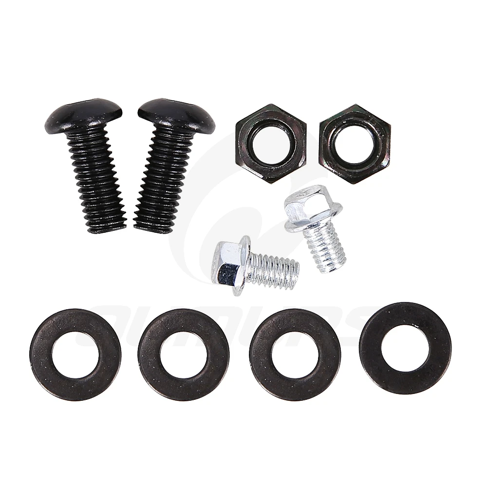 

OUMURS Motorcycle Side Mount License Number Plate Holder Bracket Motorcycle 3/4" Hole For Harley Chopper Bobber Cruiser Black