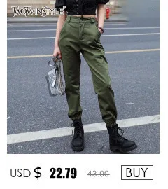 TWOTWINSTYLE повседневные модные женские брюки с высокой талией и карманами на молнии, широкие женские брюки больших размеров, весна, Корейская Новинка