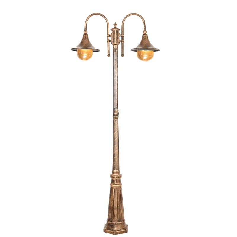 (H≈ 2 м) в европейском стиле литье под давлением алюминиевых сад лампа двор дома