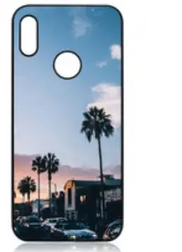 2D сублимационный пустой ТПУ + ПК резиновый чехол для Huawei Y6 2019 Y7 с алюминиевыми