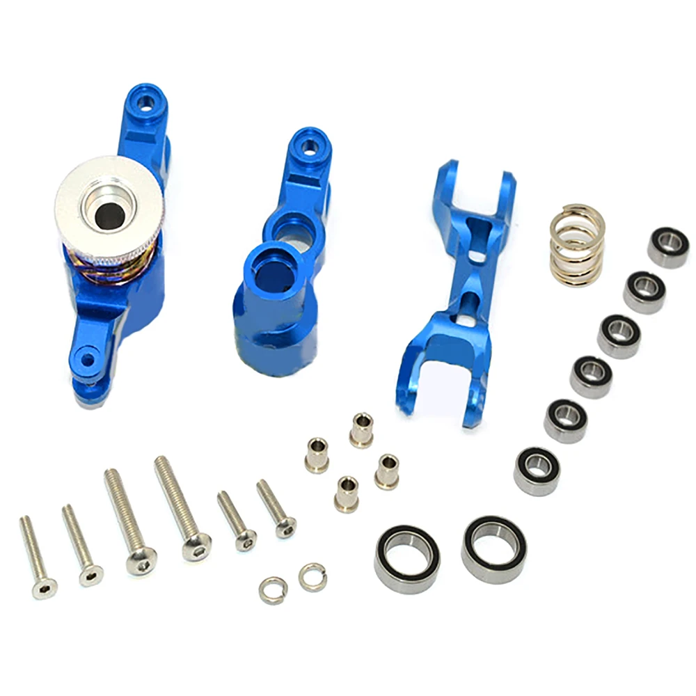 Aluminum Alloy Adjustable Steering Assembly with Screw Kit for TRAXXAS X-MAXX 1/5 RC Car Parts enlarge