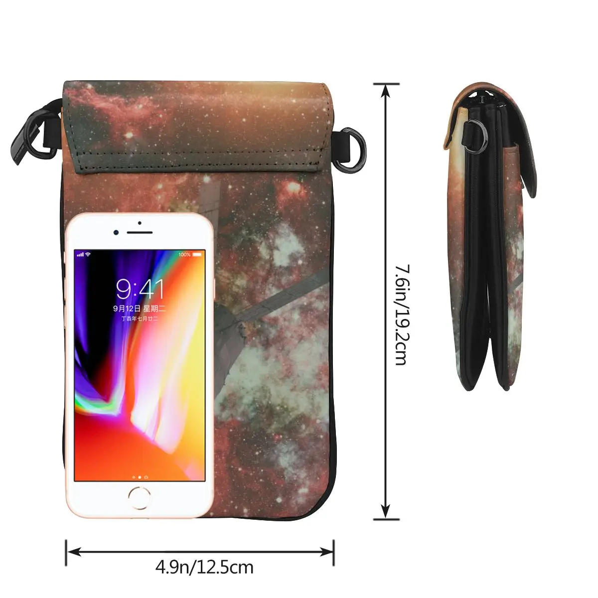 Женская сумка на плечо с отделением для телефона из ПУ кожи | Багаж и сумки