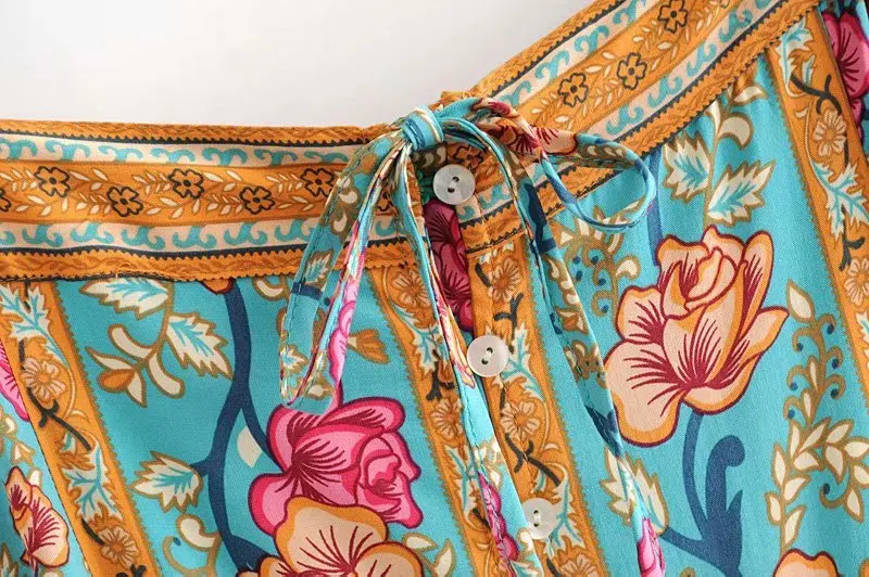 TEELYNN BOHO strapppy платья Gypsy без рукавов летние платья искусственный шелк Цветочный Принт Сарафан Макси платье на бретелях для женщин vestidos