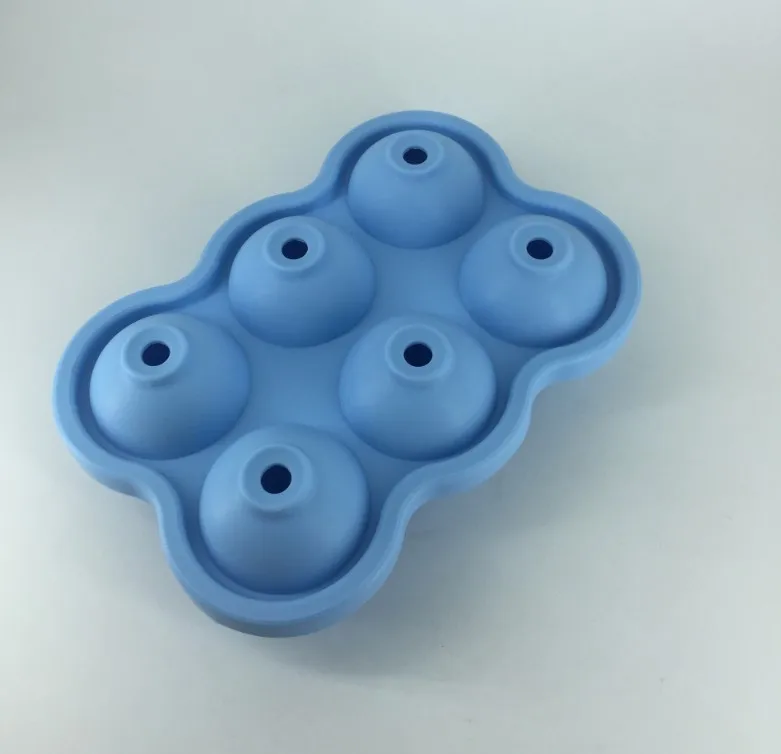 5 цветов 6 отверстий 4 см Диаметр Еда Класс Мягкие силиконовые Эко дружественных