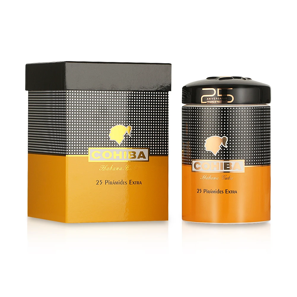 

COHIBA Luxury Ceramic Cigar Tube Jar Home Storage Cigar Humidor Box Cigar Accessories W/ Gift Box