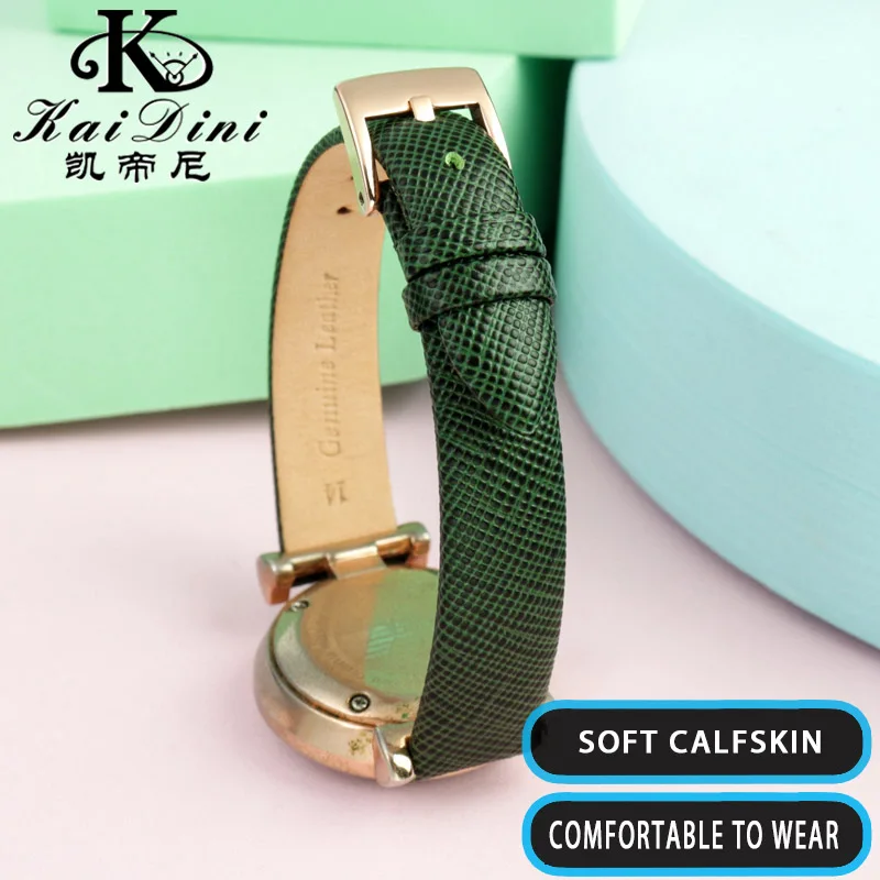 

Women's leather watch chain Suitable for A-rmani ar1726 / 1757 / 1681 / 1769 / 1876 series watch strap 14mm