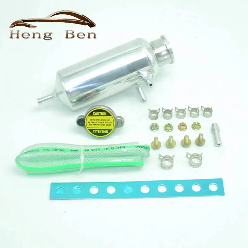 

Racing Universal Radiator Alloy Coolant Swirl Pot Breather Air Separator Tank Engine Coolant Catch Can