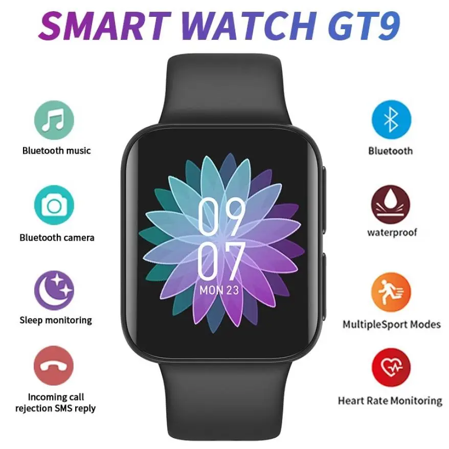 

Curved Screen Bluetooth Smart Bracelet Call Control Music Heart Rate Blood Pressure Sleep Monitoring Custom Dial Multi-sports