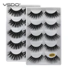 Накладные ресницы YSDO G5, норковые 3d ресницы, естественные длинные норковые ресницы, объемные ресницы