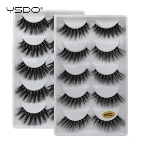 Накладные ресницы YSDO G5, норковые 3d ресницы, естественные длинные норковые ресницы, объемные ресницы