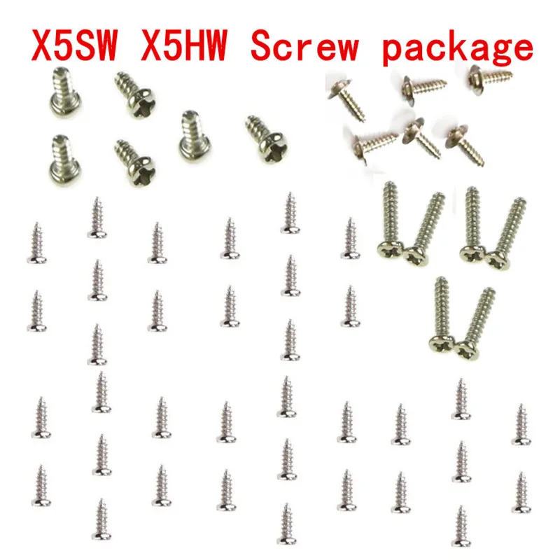 53Pcs Syma X5SC Screws Bolts For X5 X5C X5SW X5HW X5HC Blade Protective Cover Body Spare Parts RC Drone Quadcopter Helicopter