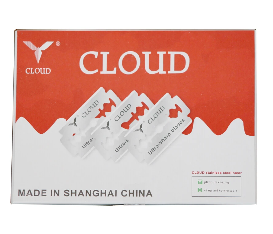 100 шт./лот оптовая продажа специальные лезвия для бритвы Cloud Cut/острые волос со