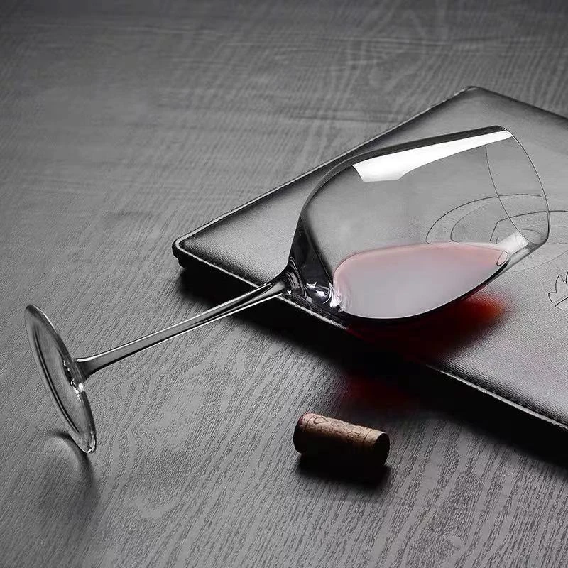 

European style luxury wine glass goblet wine glass single crystal glass Bordeaux personality large household