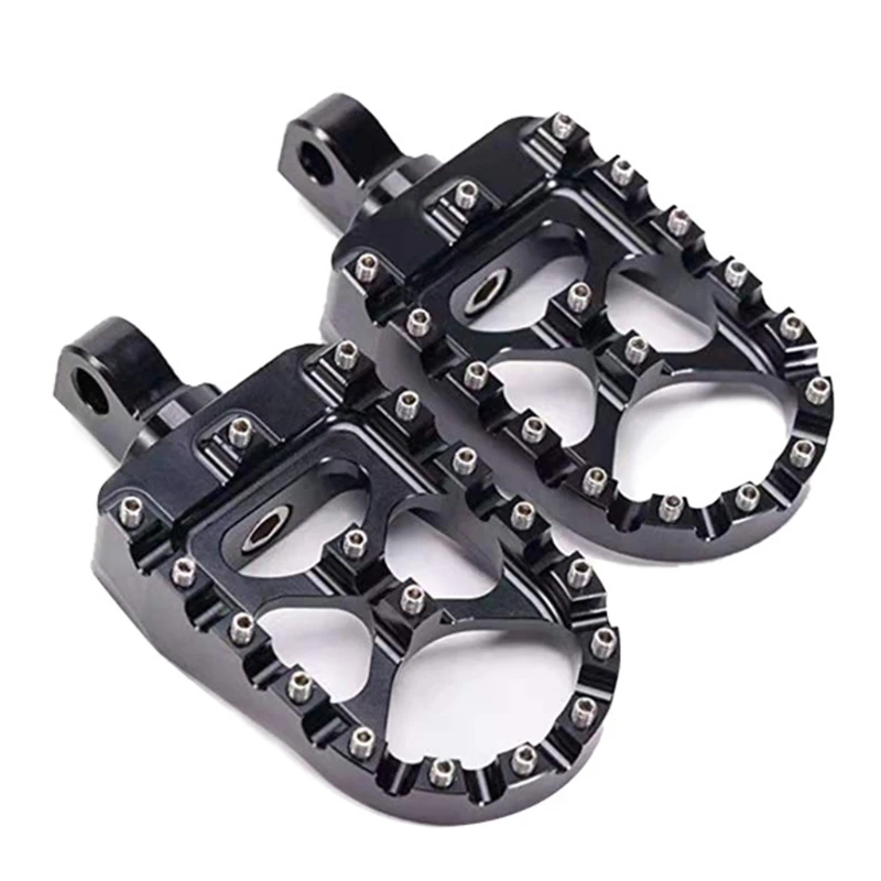 

Motorcycle Universal Foot Pegs 2Pcs Aluminium Alloy Folding Footrest Wearproof Rear Pedals Motorcycle Accessories