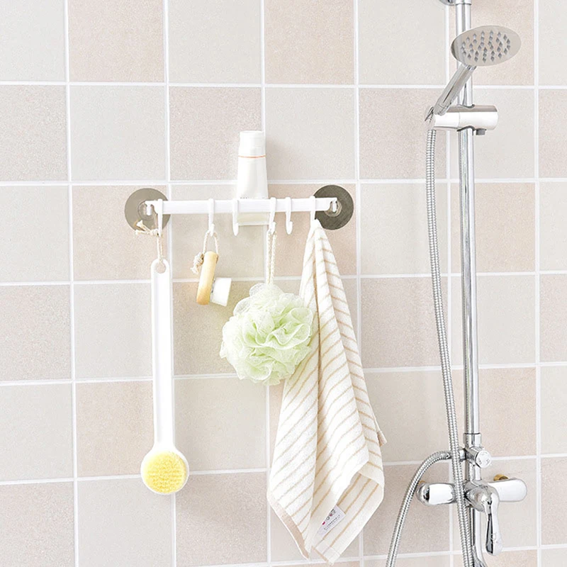 Новый нержавеющий органайзер для ванной комнаты держатель полотенец крючки