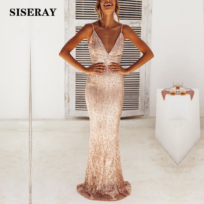 Пикантные Сияющие ботильоны с v образным вырезом низким на спине вечерние платья