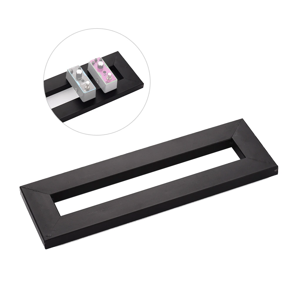 Guitar Effect Pedal Board Holder Pasting Plate with Fastening Tapes Cable Tie Patch | Спорт и развлечения