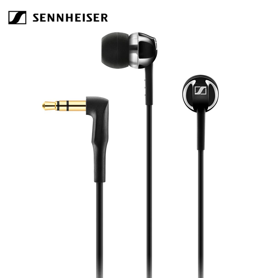 Наушники вкладыши Sennheiser CX 100 черные с 4 размерами ушного адаптера (XS/S/M/L) разъем 3 5