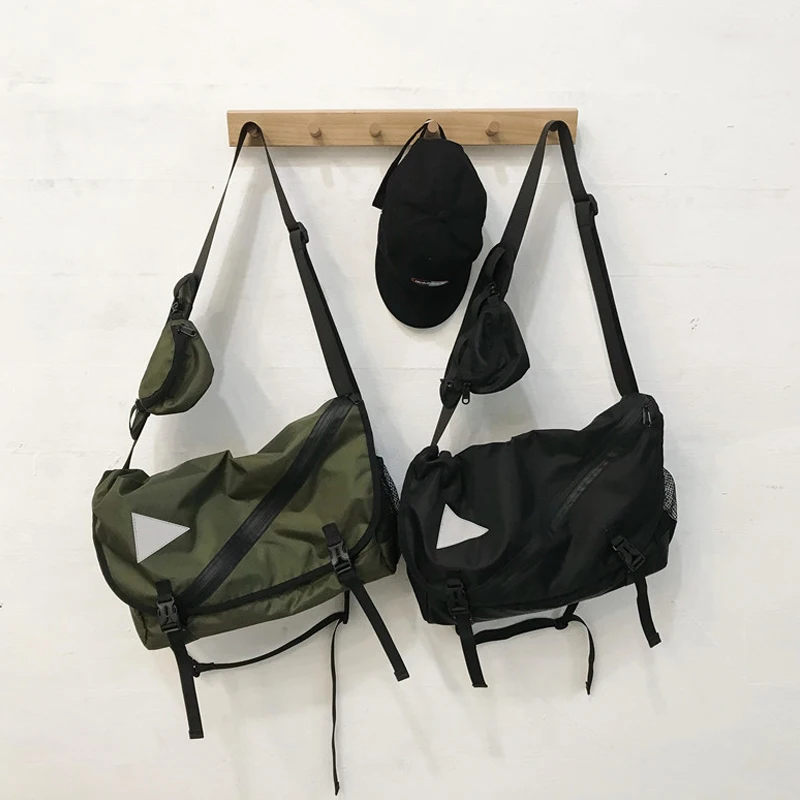 

Street Harajuku Tide Function One Shoulder Dead Fly Casual Tooling Hip Hop Men And Women Backpack