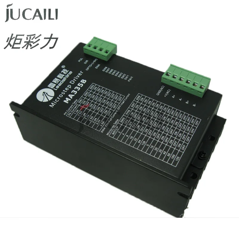 Jucaili 1pc printer stepper driver Leadshine MA335B 2-phase stepper motor driver DC/AC power input 128 Subdivision CNC parts