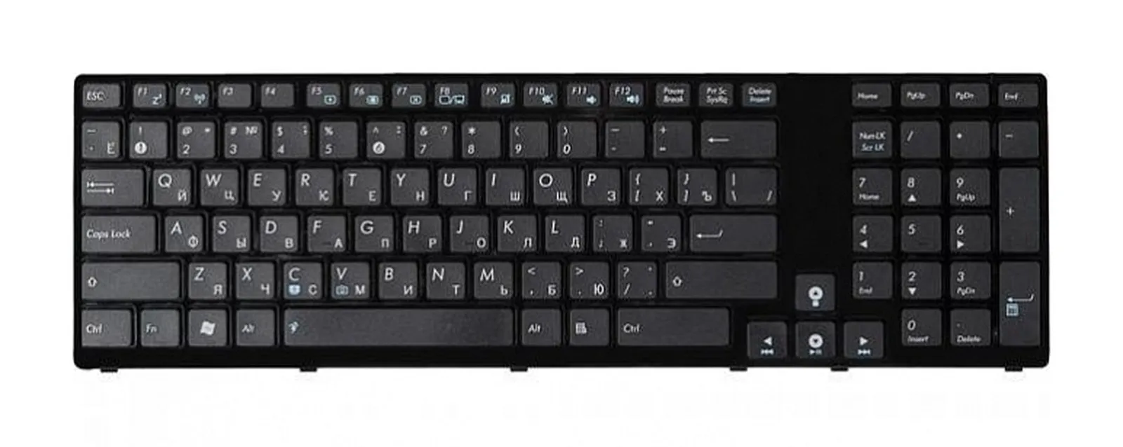 Клавиатура для ноутбука Asus K95 K93 A95 X93 P/N: 04GN6S1KRU00-7 0KNB0-8041RU00 V126202AS1 RU | Компьютеры и офис