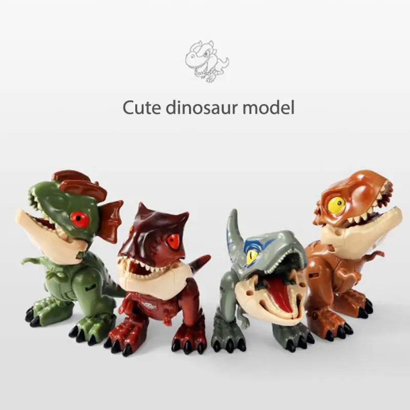 1pcs Deformed Tyrannosaurus Carnotaurus Raptor Deformation Mecha Dinosaur Toy Children's Educational Building Block Toys Gifts | Игрушки